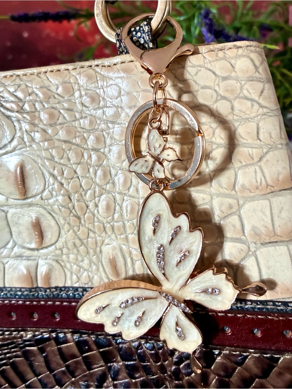 Butterfly Bag Charm